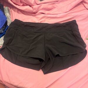 Black lulu lemon shorts